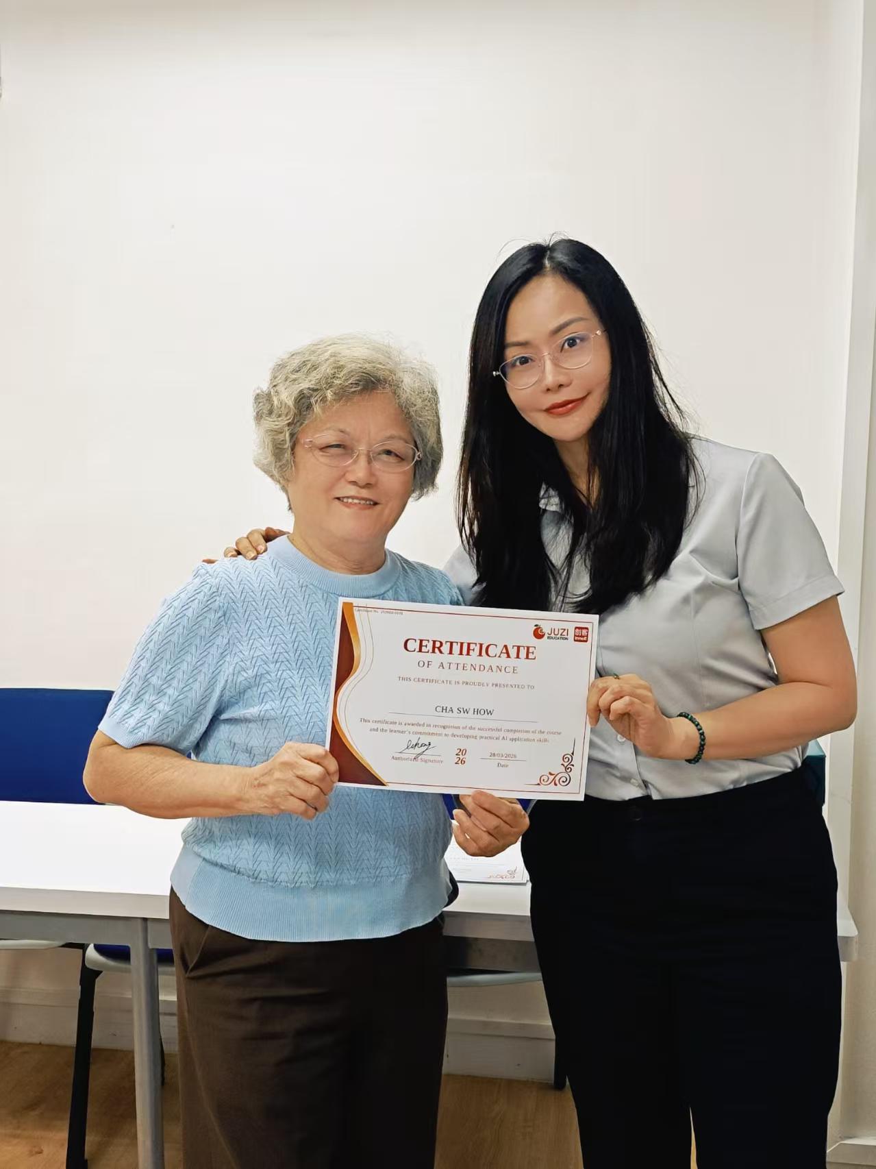 Course completion moment