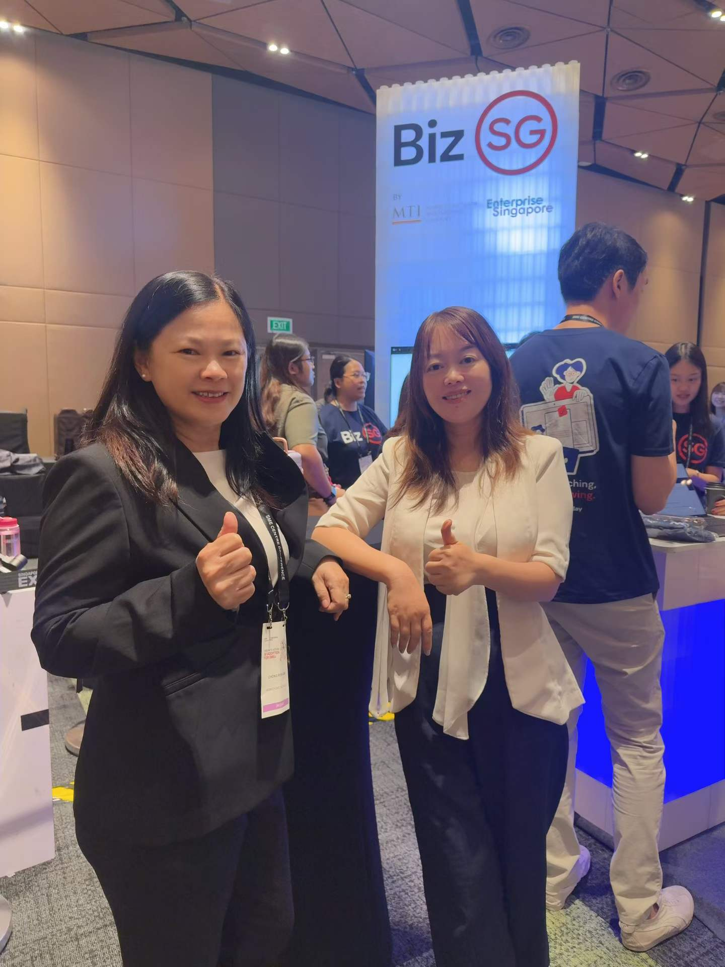 Networking at the conference