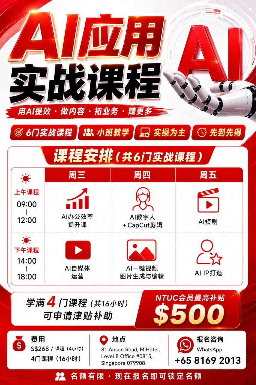 AI 应用实战课程海报
