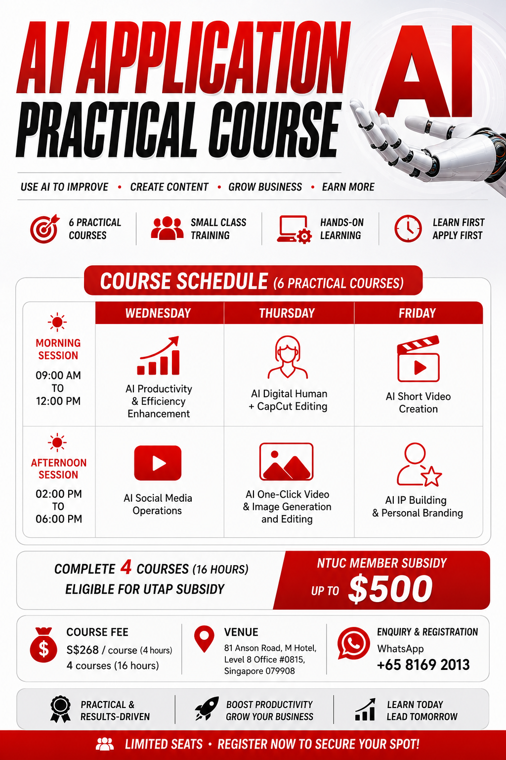 AI Application Practical Course poster