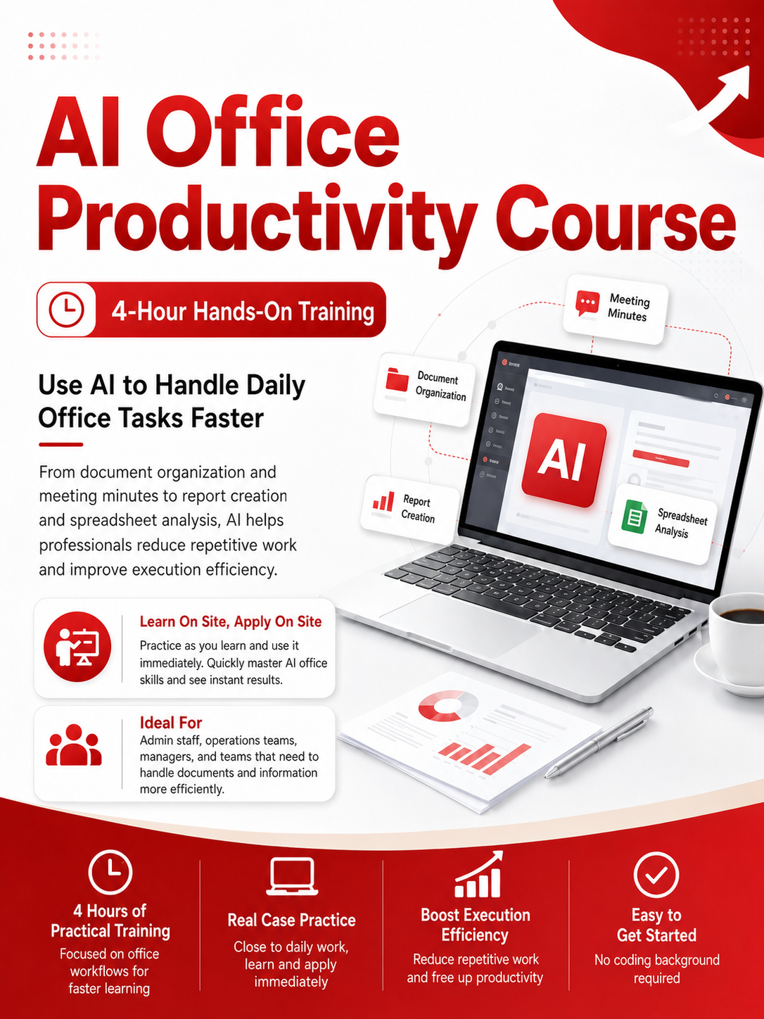 AI Office Efficiency Upgrade poster