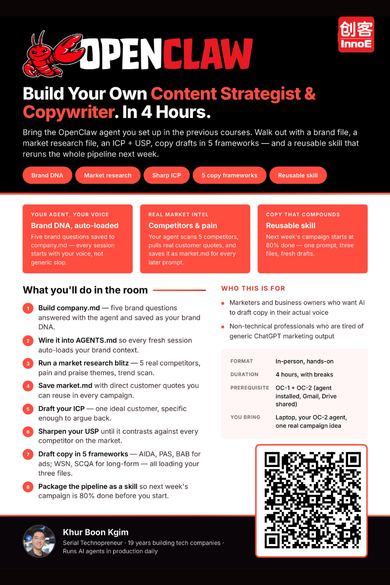 OpenClaw Content Strategist & Copywriter poster
